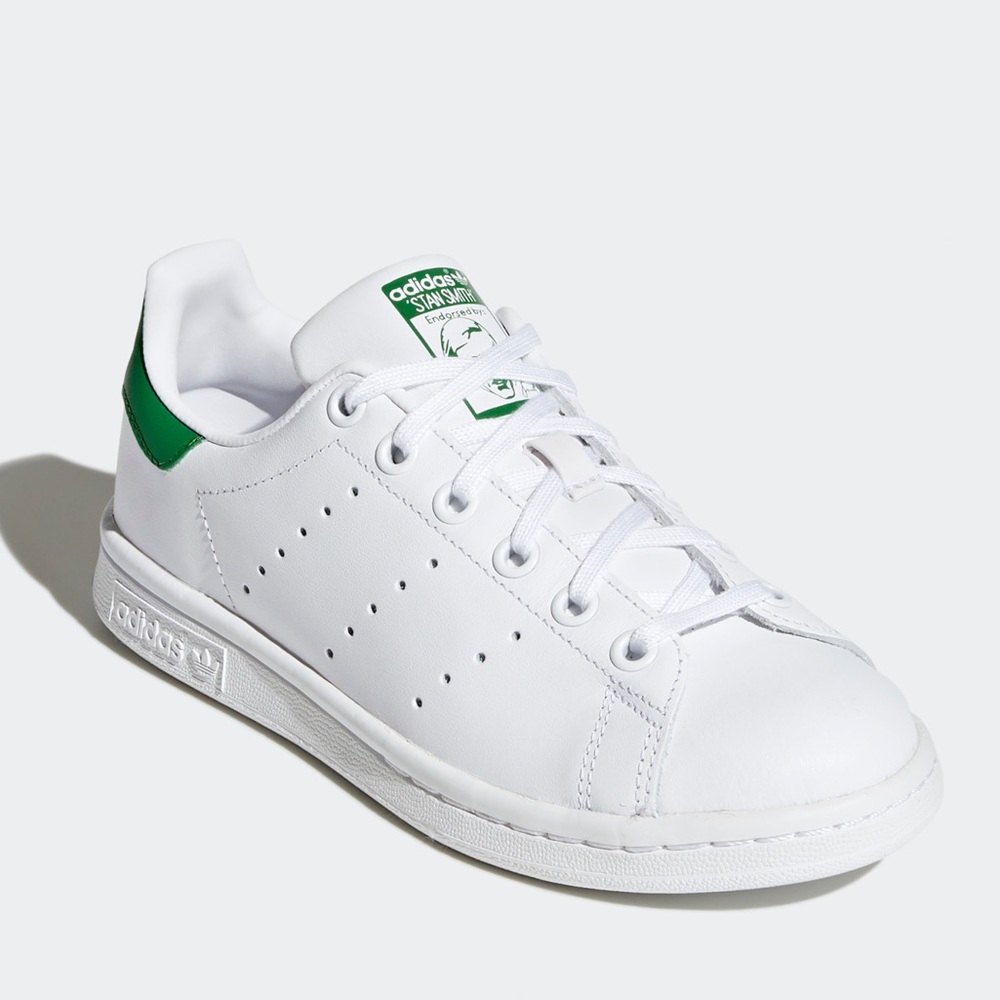 Adidas Stan Smith Green & White Tennis Sneakers